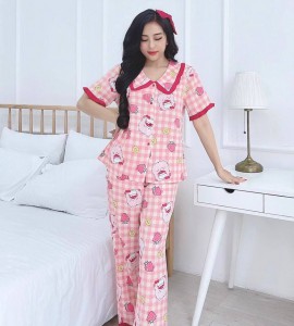 Bộ Pijama lụa thái cao cấp – MS005