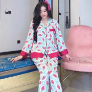 Kho sỉ pijama lụa tơ tằm tiểu thư mặc nhà