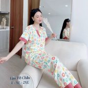 Sỉ đồ bộ pijama lụa Tô Châu