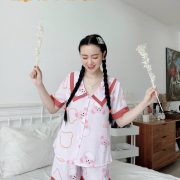 Nguồn sỉ pijama lụa mango quần ngắn