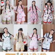 Nguồn sỉ pijama lụa mango quần ngắn