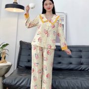 Xưởng sỉ đồ bộ pijama lụa thái dài